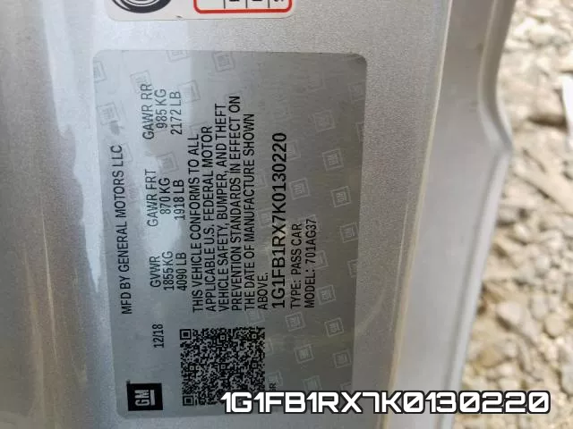 1G1FB1RX7K0130220 фото 2