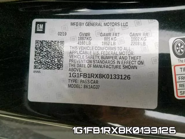 1G1FB1RX8K0133126 фото 2