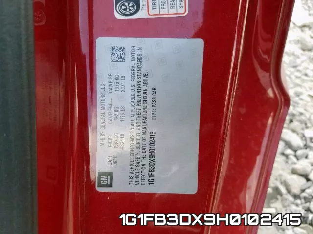 1G1FB3DX9H0102415 фото 2