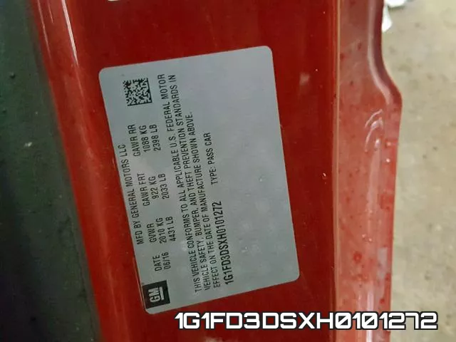 1G1FD3DSXH0101272 фото 2