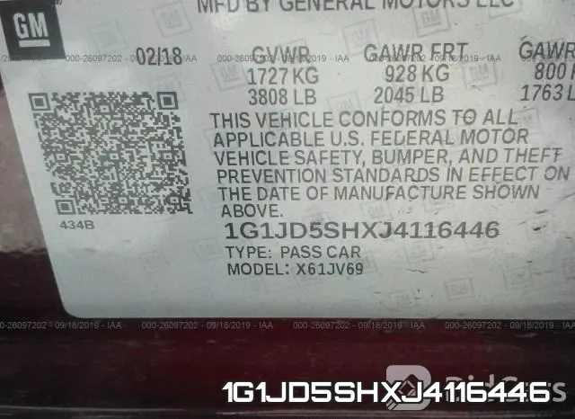 1G1JD5SHXJ4116446 фото 10