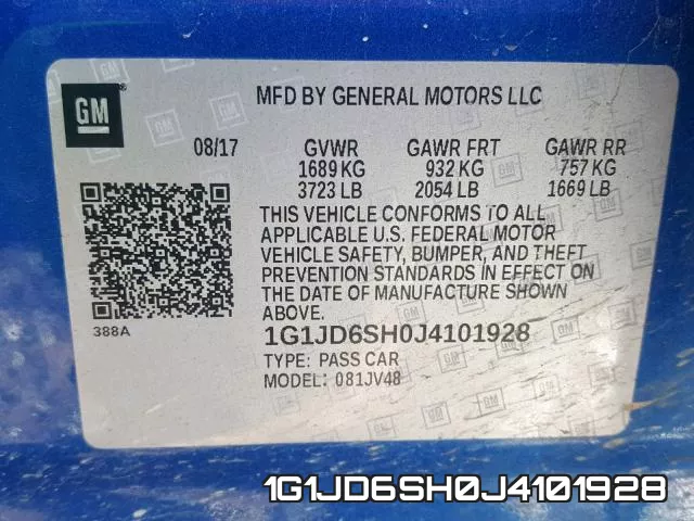1G1JD6SH0J4101928 фото 2