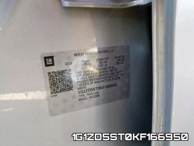 1G1ZD5ST0KF166950 фото 2