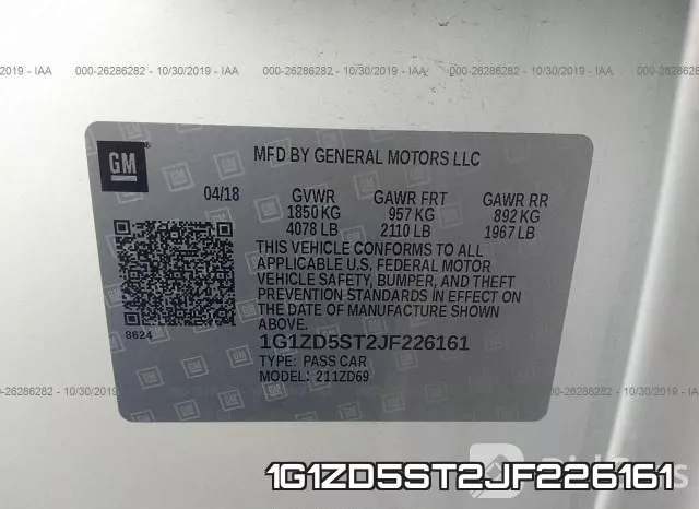 1G1ZD5ST2JF226161 фото 9