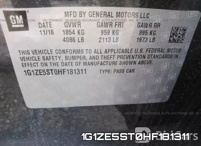 1G1ZE5ST0HF181311 фото 10