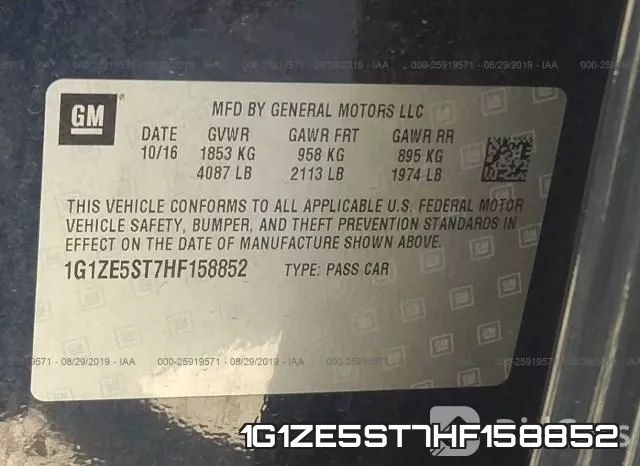 1G1ZE5ST7HF158852 фото 10