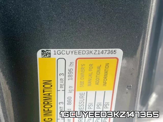 1GCUYEED3KZ147365 фото 2