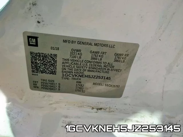 1GCVKNEH5JZ253145 фото 2