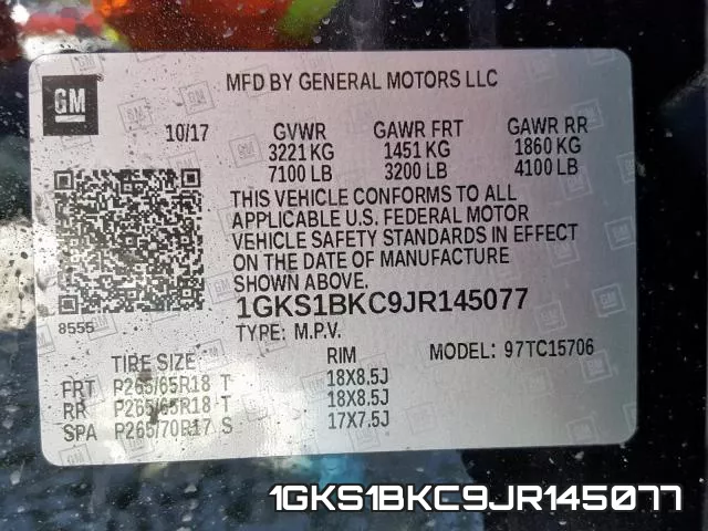 1GKS1BKC9JR145077 фото 2
