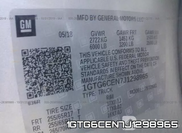 1GTG6CEN7J1298965 фото 10