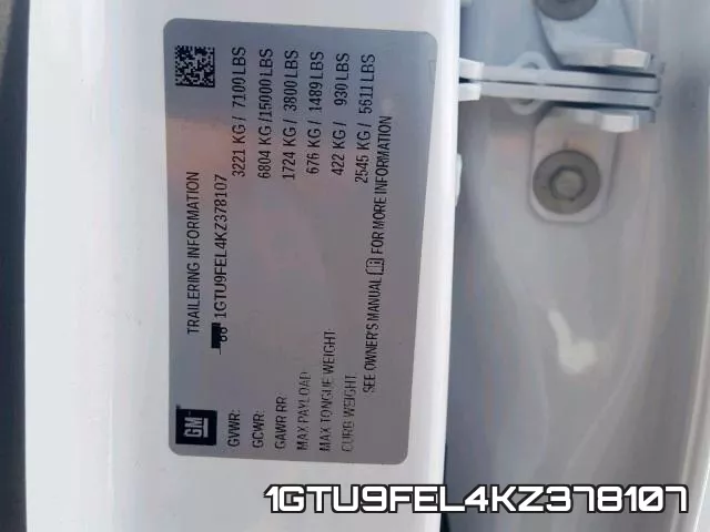 1GTU9FEL4KZ378107 фото 2