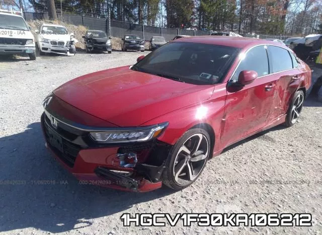 1HGCV1F30KA106212 фото 3