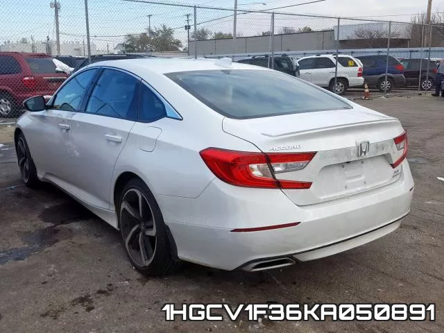 1HGCV1F36KA050891 фото 4