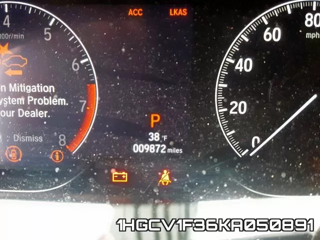 1HGCV1F36KA050891 фото 9