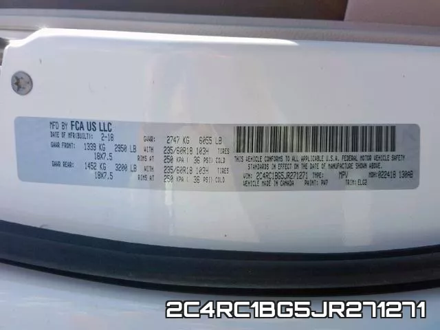 2C4RC1BG5JR271271 фото 2