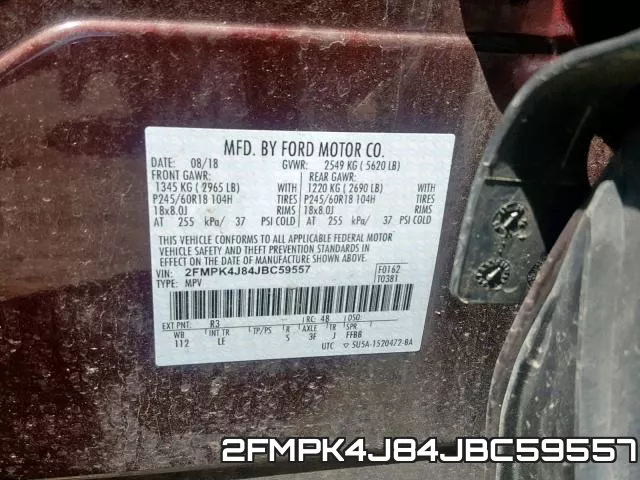 2FMPK4J84JBC59557 фото 2