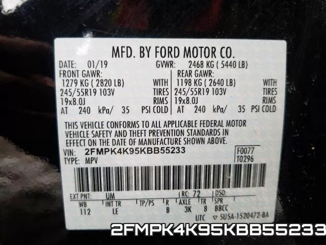 2FMPK4K95KBB55233 фото 2