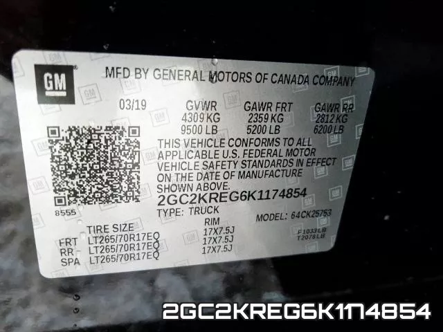 2GC2KREG6K1174854 фото 2