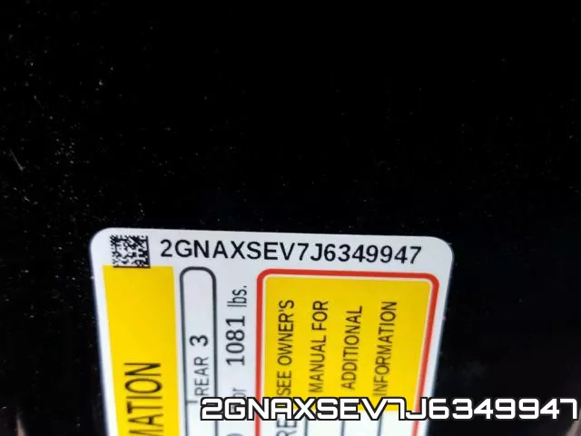 2GNAXSEV7J6349947 фото 2