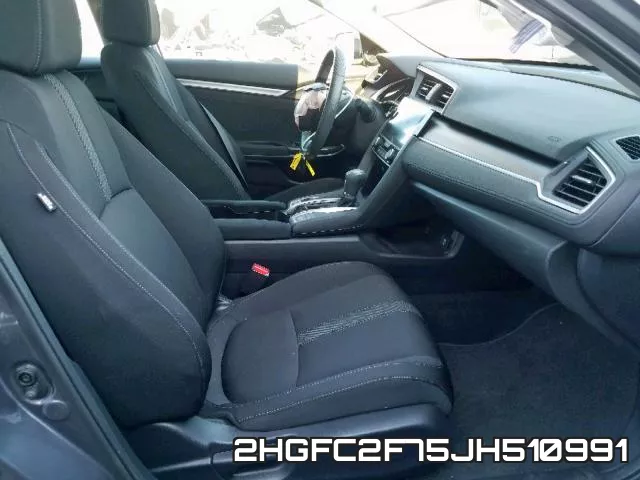 2HGFC2F75JH510991 фото 6