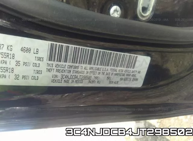 3C4NJDCB4JT298502 фото 10