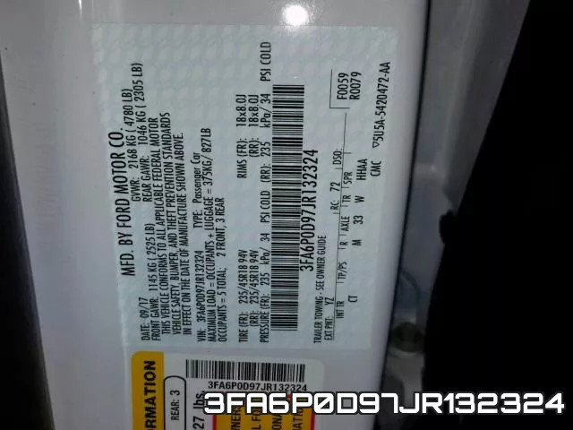 3FA6P0D97JR132324 фото 2