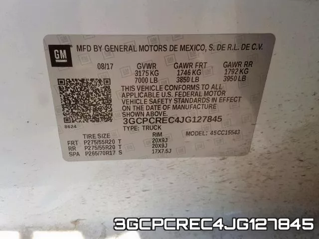 3GCPCREC4JG127845 фото 2