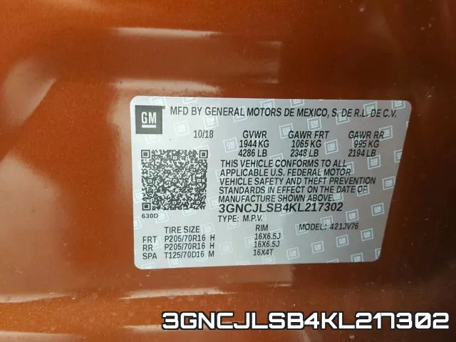 3GNCJLSB4KL217302 фото 2