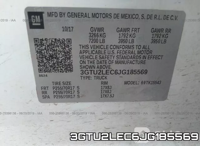 3GTU2LEC6JG185569 фото 10