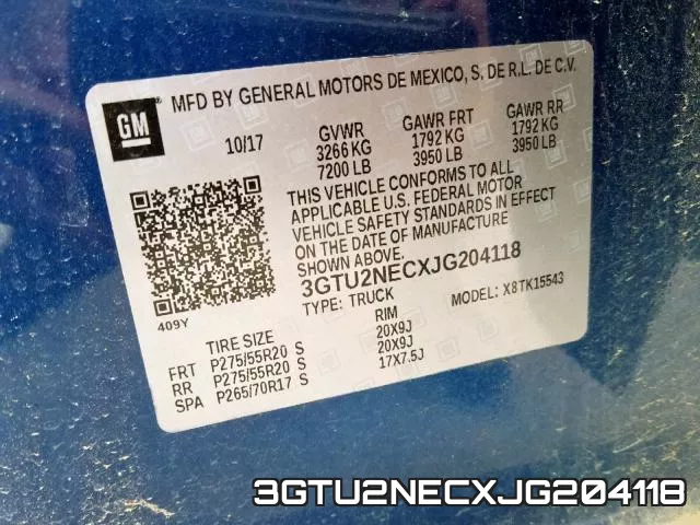 3GTU2NECXJG204118 фото 2