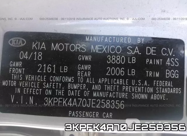 3KPFK4A70JE258356 фото 10