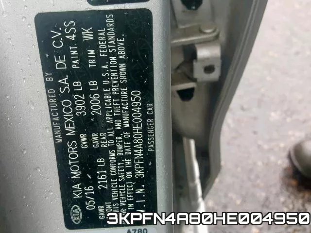 3KPFN4A80HE004950 фото 2