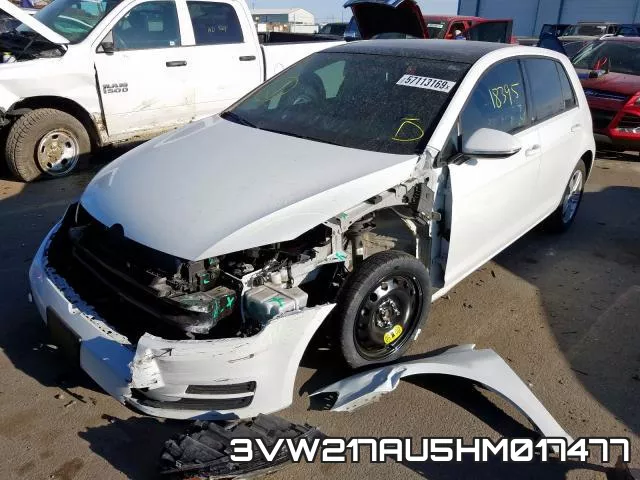 3VW217AU5HM017477 фото 3