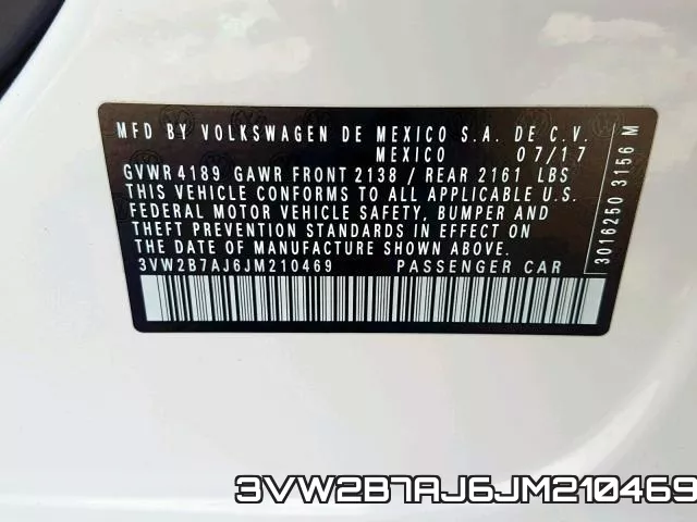 3VW2B7AJ6JM210469 фото 2