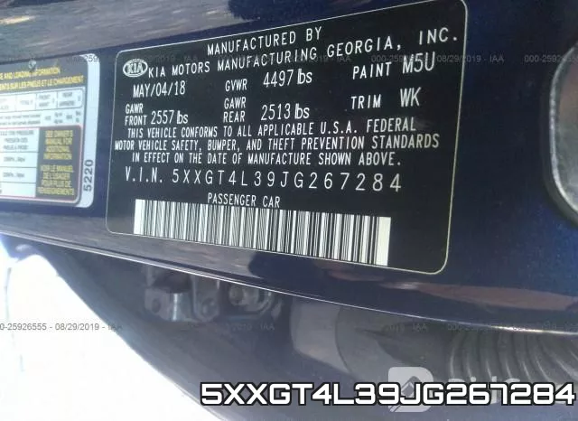 5XXGT4L39JG267284 фото 8