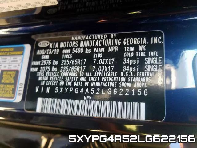 5XYPG4A52LG622156 фото 2