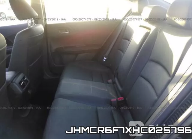 JHMCR6F7XHC025796 фото 8