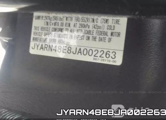 JYARN48E8JA002263 фото 2