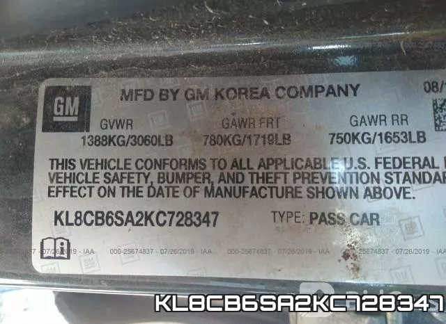 KL8CB6SA2KC728347 фото 10