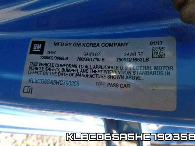 KL8CD6SA5HC790358 фото 2