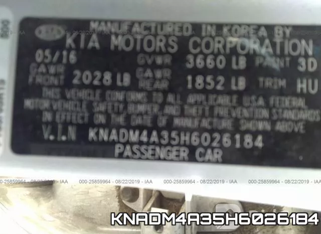 KNADM4A35H6026184 фото 10
