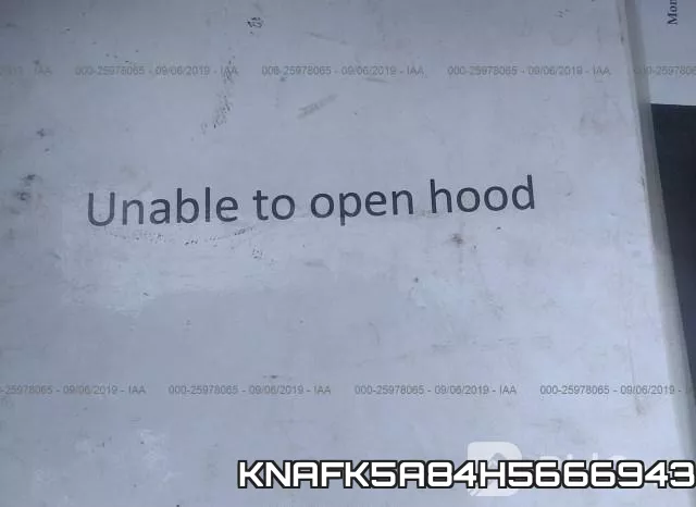 KNAFK5A84H5666943 фото 2