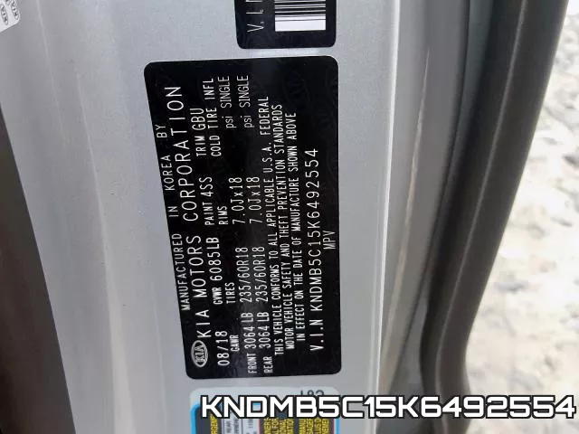 KNDMB5C15K6492554 фото 2
