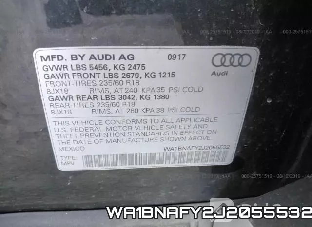 WA1BNAFY2J2055532 фото 10