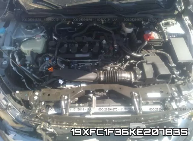 19XFC1F36KE207835 фото 2