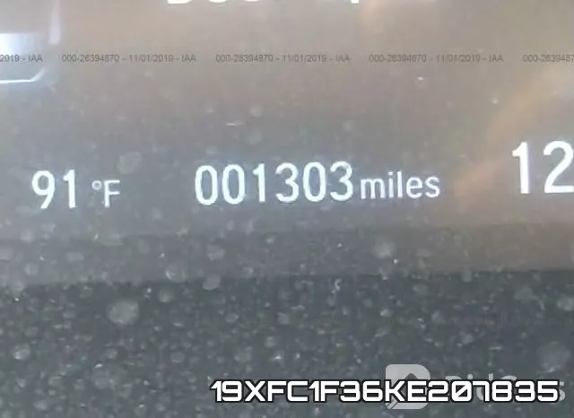 19XFC1F36KE207835 фото 8