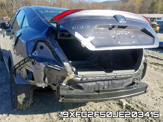 19XFC2F50JE203415 фото 10