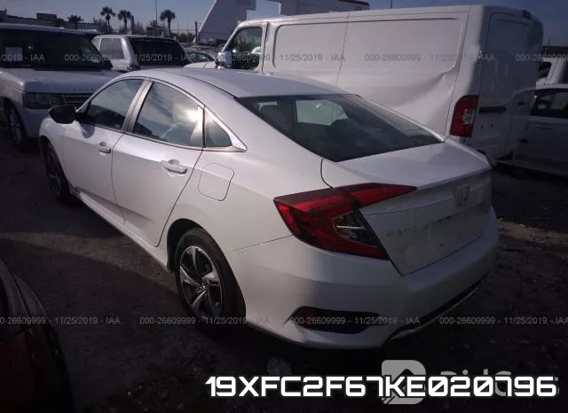 19XFC2F67KE020796 фото 4