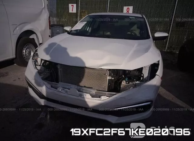 19XFC2F67KE020796 фото 7