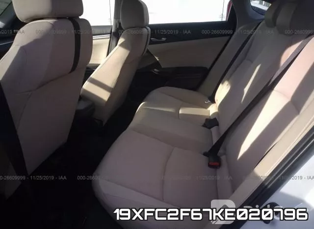 19XFC2F67KE020796 фото 8